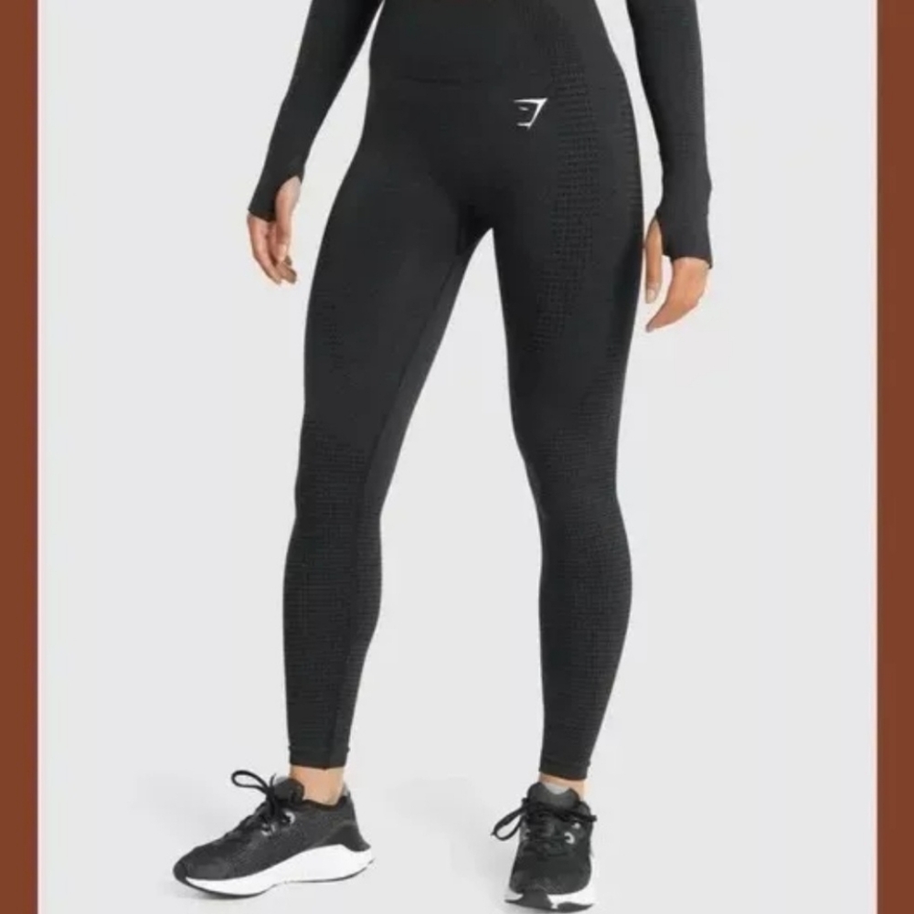 Gymshark Vital Seamless Black Leggings - XS